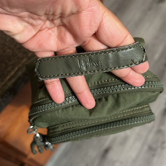 Kipling Green Mini Covertible Backpack - Picture 6 of 8